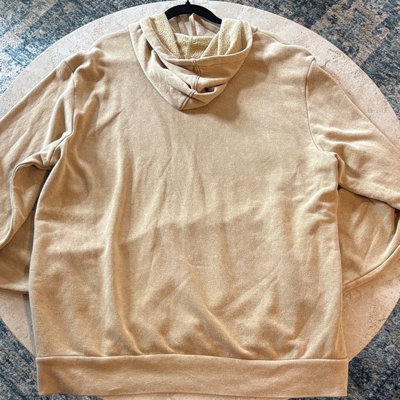 NIRVANA size XL Beige Hoodie with Iconic Smiley Design - Picture 3 of 3